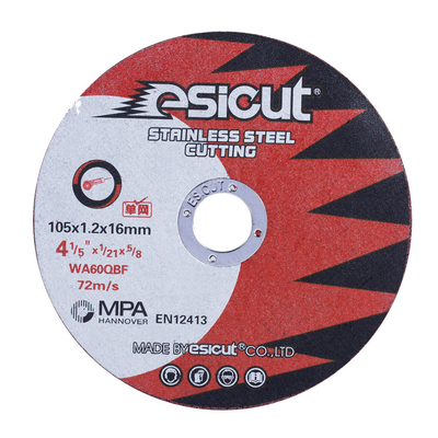Long Life 40 Grit ISO9001 EN12413 Cutting Disc 16 Inch