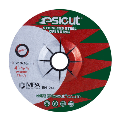 30 Grit To 600 Grit Flexible Green Grinding Disc 103mm*2.9mm*16mm