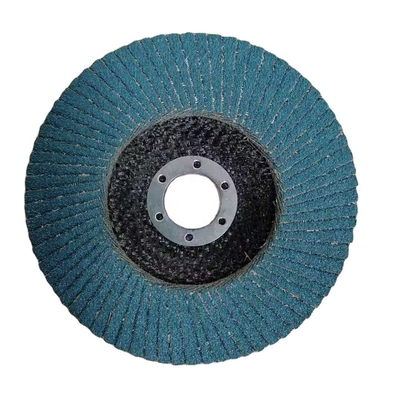 Zirconia 5 Inch 125mm Flap Disc Ferrous Metals Dish Grinding Wheel