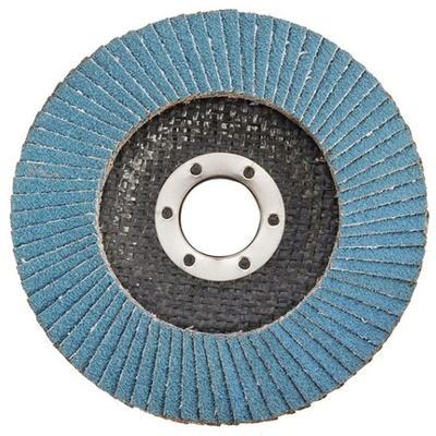 Aluminium Oxide 0.05 Inch Thick 4'' Metal Flap Discs 40 Grit