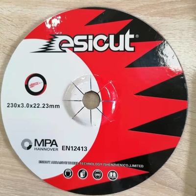 T1 Esicut 230mm Aluminum Oxide Cut Off Wheel 9&quot; Cutting Disc For Grinder