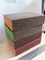 Brown Sanding Block Sponge Fine Aluminum Oxide For Wooden Polishing